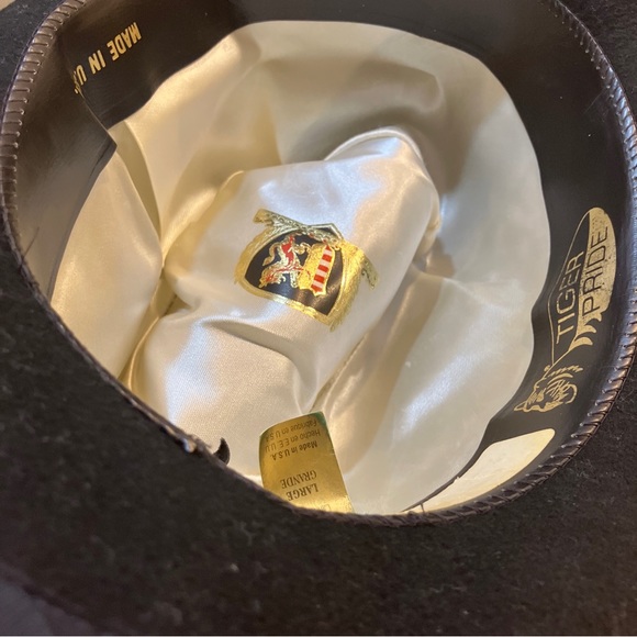 tiger pride hat large grande Vintage Mens Hat Never Worn Made In USA - Picture 7 of 7